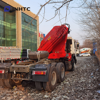 371hp 8 টন টেলিস্কোপিক ক্রেন ট্রাক Sinotruk HOWO 6x4 40t 10 চাকা