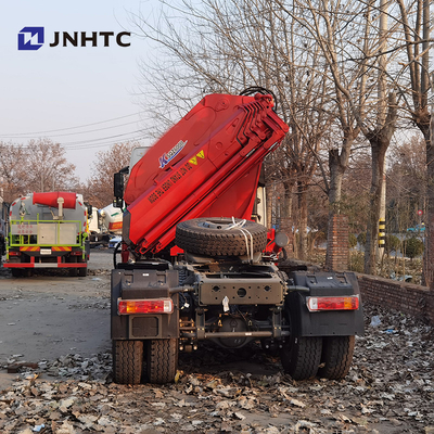 371hp 8 টন টেলিস্কোপিক ক্রেন ট্রাক Sinotruk HOWO 6x4 40t 10 চাকা