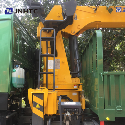 10 চাকা 371hp 10 টন সোজা আর্ম ক্রেন ট্রাক Sinotruk HOWO 6x4