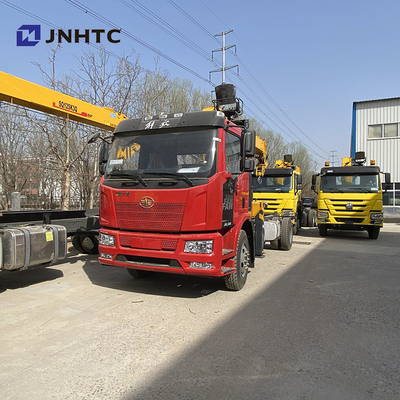 FAW 4X2 ড্রাইভ হুইল ক্রেন বুম ট্রাক 6 - 10 টন