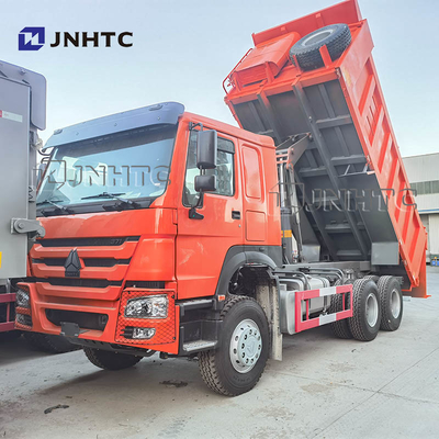 6x4 Sinotruk Howo 10 হুইলার ডাম্প ট্রাক 371hp ইউরো II নির্গমন