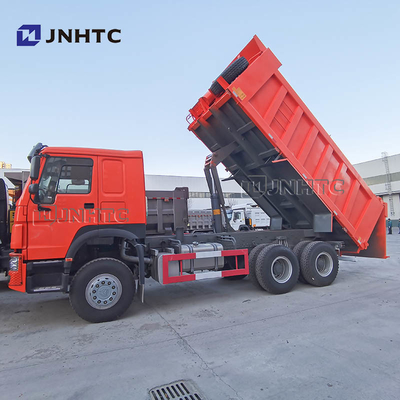 6x4 Sinotruk Howo 10 হুইলার ডাম্প ট্রাক 371hp ইউরো II নির্গমন