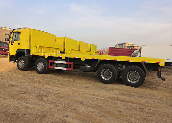 Sinotruk Howo 8x4 হেভি ডিউটি ​​কার্গো ট্রাক ইলেকট্রিক 12 হুইল 420hp
