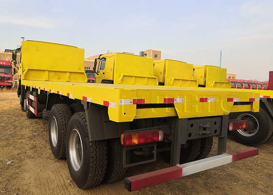 Sinotruk Howo 8x4 হেভি ডিউটি ​​কার্গো ট্রাক ইলেকট্রিক 12 হুইল 420hp