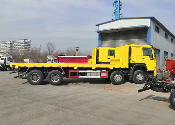 Sinotruk Howo 8x4 হেভি ডিউটি ​​কার্গো ট্রাক ইলেকট্রিক 12 হুইল 420hp