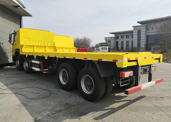 Sinotruk Howo 8x4 হেভি ডিউটি ​​কার্গো ট্রাক ইলেকট্রিক 12 হুইল 420hp
