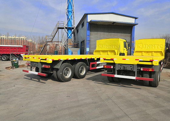 Sinotruk Howo 8x4 হেভি ডিউটি ​​কার্গো ট্রাক ইলেকট্রিক 12 হুইল 420hp
