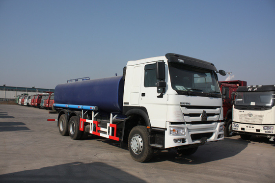 Howo 20 CBM সাদা নিকাশী বর্জ্য ট্রাক / 6x4 336HP সেফটি নর্দমা পরিষ্কারের ট্রাক