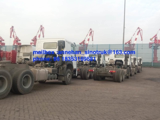 সিনোট্রুক 6x4 10 চাকা ট্রাক্টর ট্রাক 371hp HW79 কেবিন 2 স্লিপার এবং এয়ার কন্ডিশনার সহ