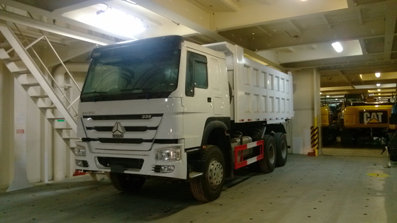 6x4 10 চাকার ভারী দায়িত্ব ডাম্প ট্রাক 20M3 371hp 40-50T নির্মাণ টিপার ট্রাক