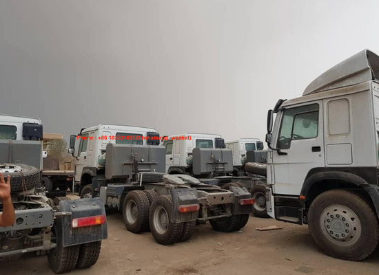 371 এইচপি 420 এইচপি 6x4 10 চাকা ইউরো 2 হাও ট্রাক্টর ট্রাক